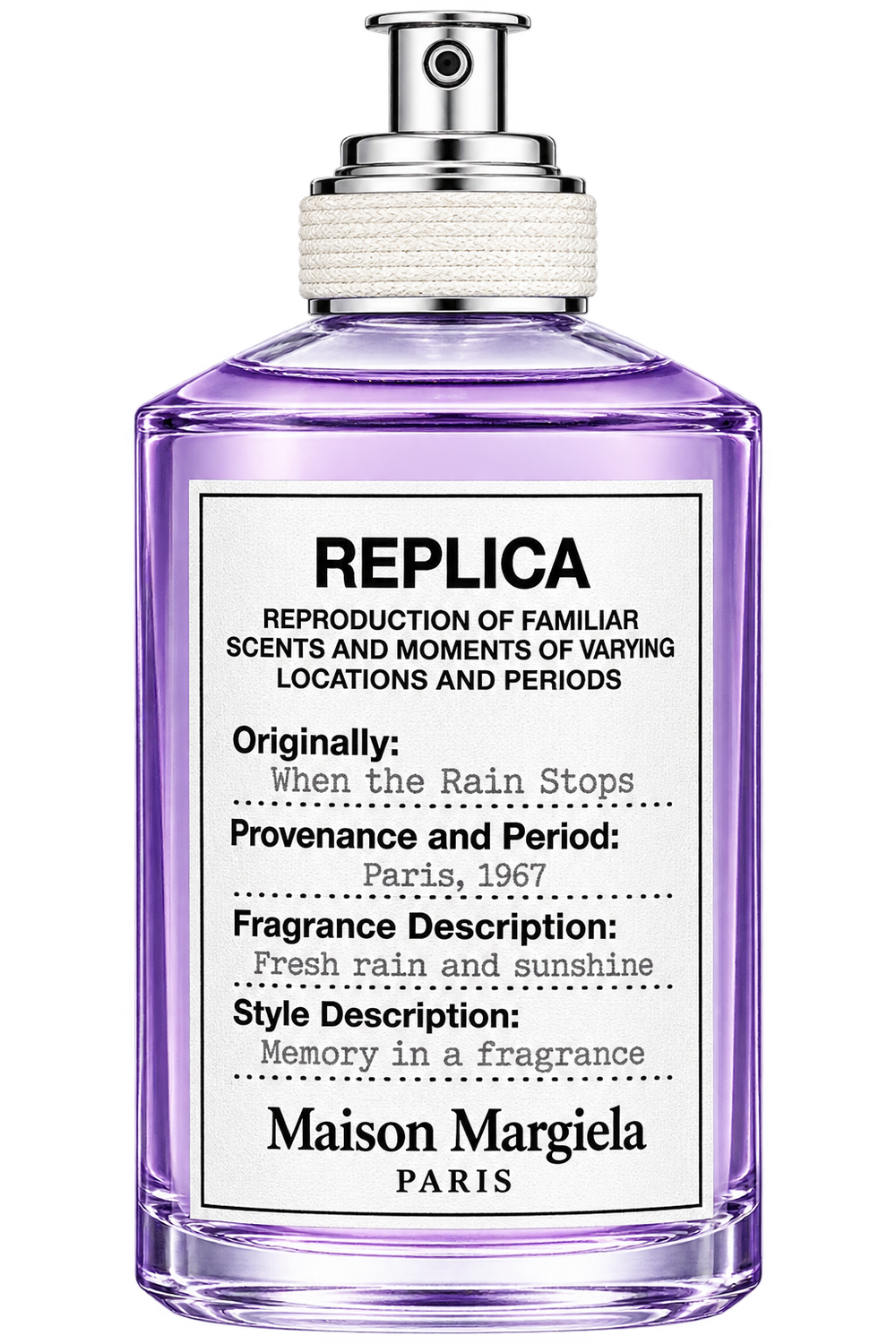 Maison Margiela REPLICA When the Rain Stops Sample