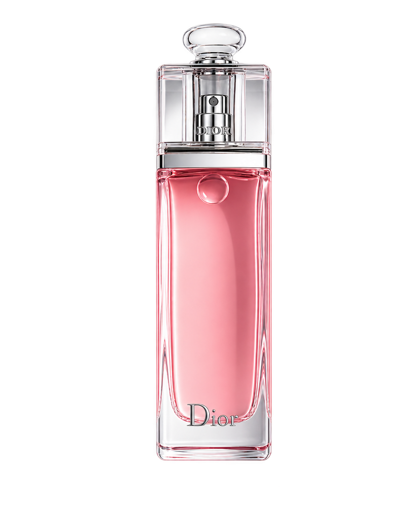 Dior Addict bottle on transparent background
