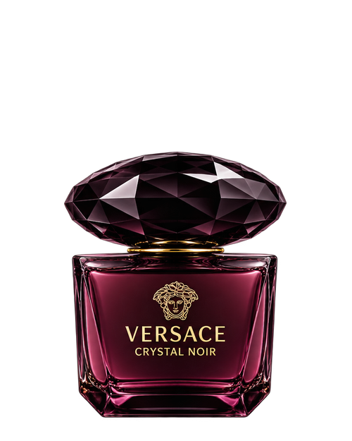 Versace Crystal Noir bottle on transparent background